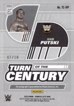 2023 Donruss Elite WWE - Turn of the Century Signatures Gold #TC-IVP Ivan Putski Back