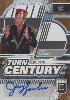 2023 Donruss Elite WWE - Turn of the Century Signatures Gold #TC-JLW Jerry Lawler Front