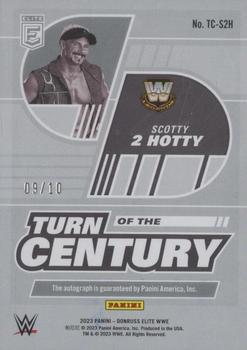 2023 Donruss Elite WWE - Turn of the Century Signatures Gold #TC-S2H Scotty 2 Hotty Back