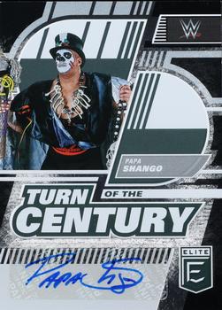 2023 Donruss Elite WWE - Turn of the Century Signatures Black #TC-PSH Papa Shango Front