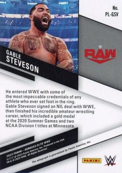2023 Donruss Elite WWE - Pen Pals #PL-GSV Gable Steveson Back