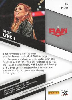2023 Donruss Elite WWE - Pen Pals Red #PL-BLY Becky Lynch Back