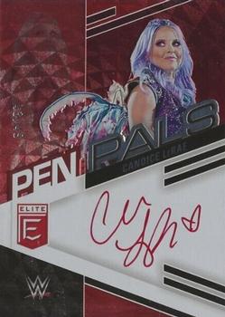 2023 Donruss Elite WWE - Pen Pals Red #PL-CLR Candice LeRae Front
