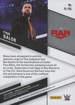2023 Donruss Elite WWE - Pen Pals Red #PL-FBL Finn Balor Back