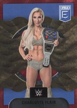 2023 Donruss Elite WWE - Title Waves Red #2 Charlotte Flair Front