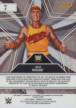 2023 Donruss Elite WWE - Star Status Red #4 Hulk Hogan Back