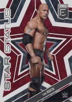 2023 Donruss Elite WWE - Star Status Red #9 The Rock Front