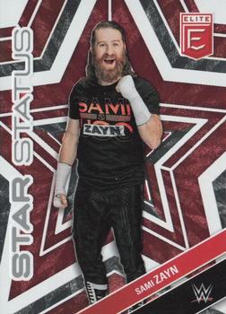 2023 Donruss Elite WWE - Star Status Red #14 Sami Zayn Front