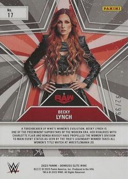 2023 Donruss Elite WWE - Star Status Red #17 Becky Lynch Back