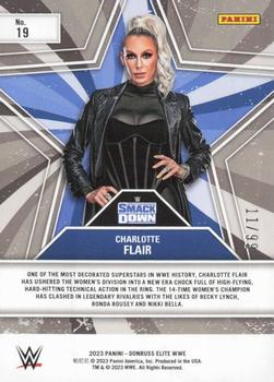 2023 Donruss Elite WWE - Star Status Red #19 Charlotte Flair Back