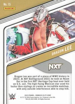 2023 Donruss Elite WWE - Red #15 Dragon Lee Back