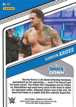 2023 Donruss Elite WWE - Red #17 Karrion Kross Back