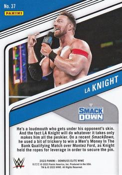 2023 Donruss Elite WWE - Red #37 LA Knight Back