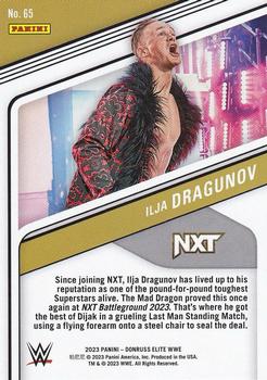 2023 Donruss Elite WWE - Red #65 Ilja Dragunov Back