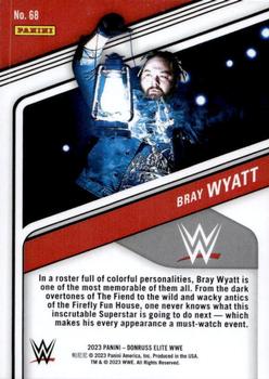 2023 Donruss Elite WWE - Red #68 Bray Wyatt Back