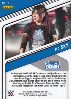 2023 Donruss Elite WWE - Red #70 IYO SKY Back