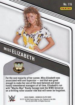 2023 Donruss Elite WWE - Red #116 Miss Elizabeth Back