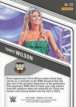 2023 Donruss Elite WWE - Red #123 Torrie Wilson Back