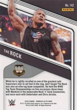 2023 Donruss Elite WWE - Red #142 The Rock Back