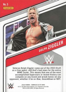 2023 Donruss Elite WWE - Green #5 Dolph Ziggler Back
