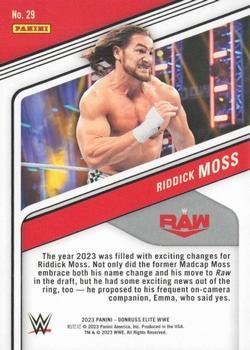 2023 Donruss Elite WWE - Green #29 Riddick Moss Back