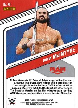 2023 Donruss Elite WWE - Pink #30 Drew McIntyre Back