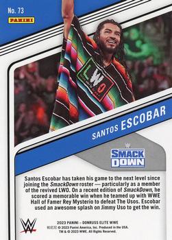 2023 Donruss Elite WWE - Pink #73 Santos Escobar Back