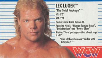 1990-91 Galoob WCW Figure Cards #NNO Lex Luger Front