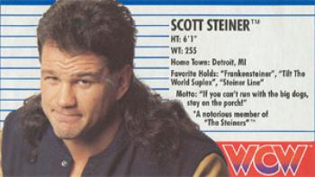 1990-91 Galoob WCW Figure Cards #NNO Scott Steiner Front