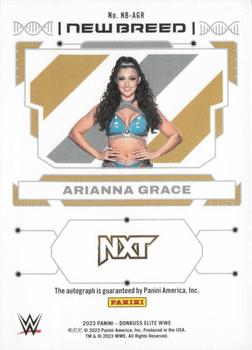 2023 Donruss Elite WWE - New Breed Autographs #NB-AGR Arianna Grace Back