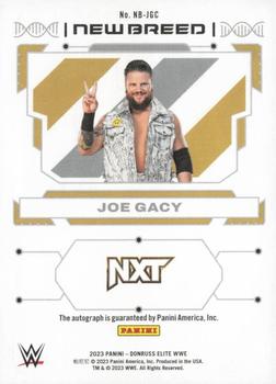 2023 Donruss Elite WWE - New Breed Autographs #NB-JGC Joe Gacy Back