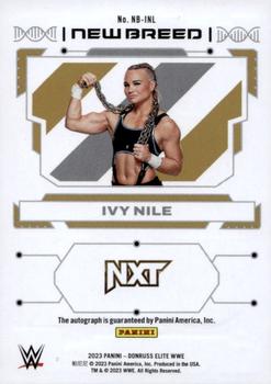 2023 Donruss Elite WWE - New Breed Autographs #NB-INL Ivy Nile Back