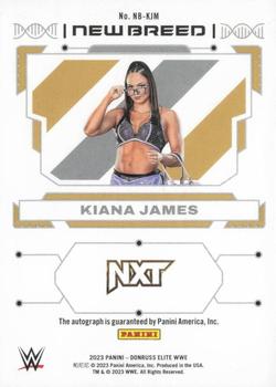 2023 Donruss Elite WWE - New Breed Autographs #NB-KJM Kiana James Back