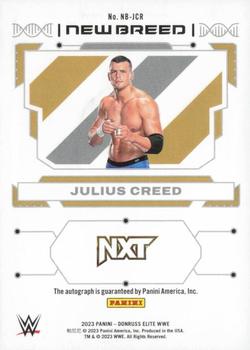 2023 Donruss Elite WWE - New Breed Autographs #NB-JCR Julius Creed Back