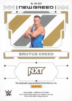2023 Donruss Elite WWE - New Breed Autographs #NB-BCR Brutus Creed Back