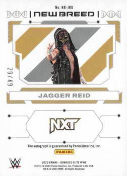 2023 Donruss Elite WWE - New Breed Autographs Red #NB-JRD Jagger Reid Back