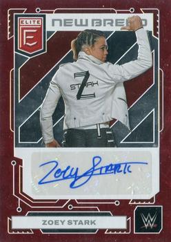 2023 Donruss Elite WWE - New Breed Autographs Red #NB-ZST Zoey Stark Front