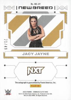 2023 Donruss Elite WWE - New Breed Autographs Red #NB-JJY Jacy Jayne Back