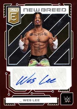 2023 Donruss Elite WWE - New Breed Autographs Red #NB-WLE Wes Lee Front