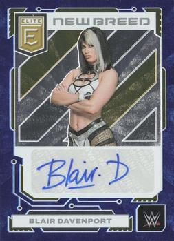 2023 Donruss Elite WWE - New Breed Autographs Blue #NB-BDV Blair Davenport Front