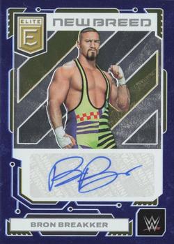 2023 Donruss Elite WWE - New Breed Autographs Blue #NB-BBK Bron Breakker Front