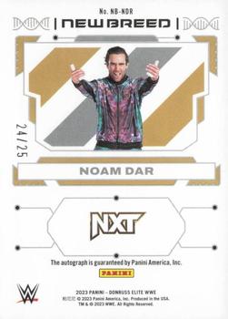 2023 Donruss Elite WWE - New Breed Autographs Blue #NB-NDR Noam Dar Back