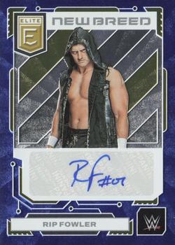 2023 Donruss Elite WWE - New Breed Autographs Blue #NB-RPF Rip Fowler Front