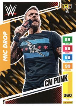 2024 Panini Adrenalyn XL WWE #38 CM Punk Front
