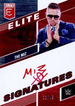 2023 Donruss Elite WWE - Elite Signatures Red #ES-MIZ The Miz Front