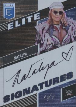 2023 Donruss Elite WWE - Elite Signatures Black #ES-NTL Natalya Front