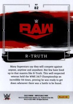 2023 Panini Impeccable WWE - Silver #82 R-Truth Back