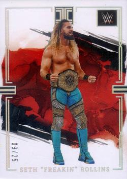 2023 Panini Impeccable WWE - Holo Silver #2 Seth “Freakin” Rollins Front