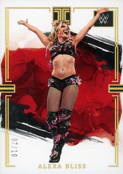 2023 Panini Impeccable WWE - Holo Gold #67 Alexa Bliss Front