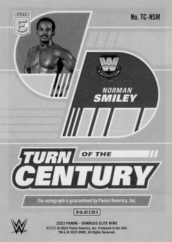 2023 Donruss Elite WWE - Turn of the Century Signatures Green #TC-NSM Norman Smiley Back